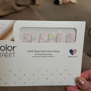 Colorful nail strips